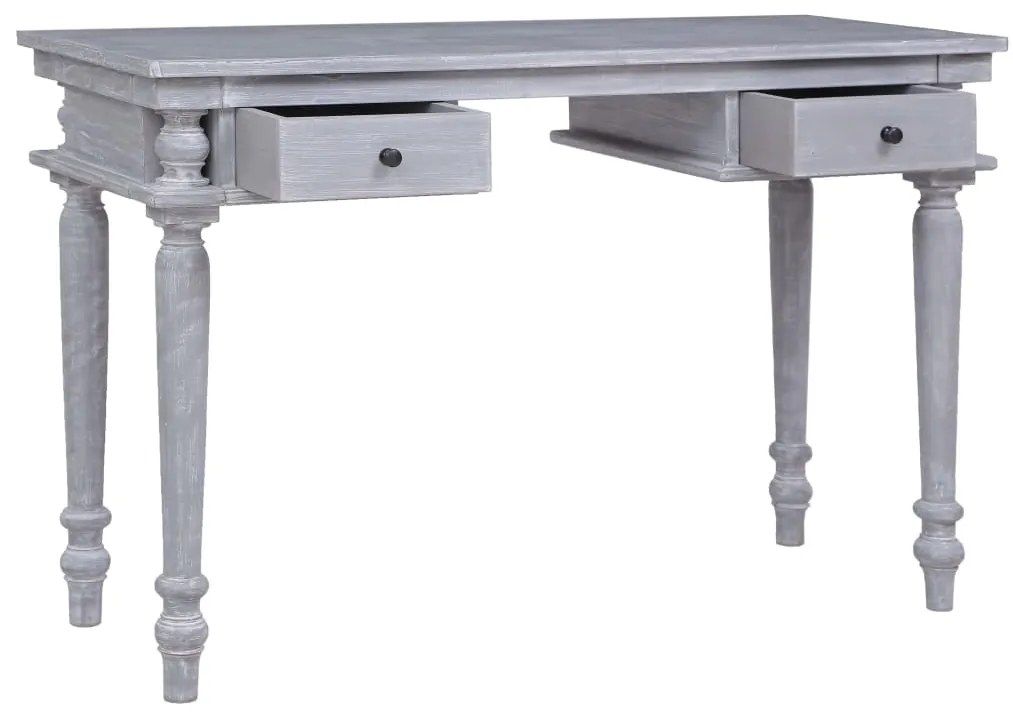 Secretária 115x50x78 cm madeira de mogno maciça