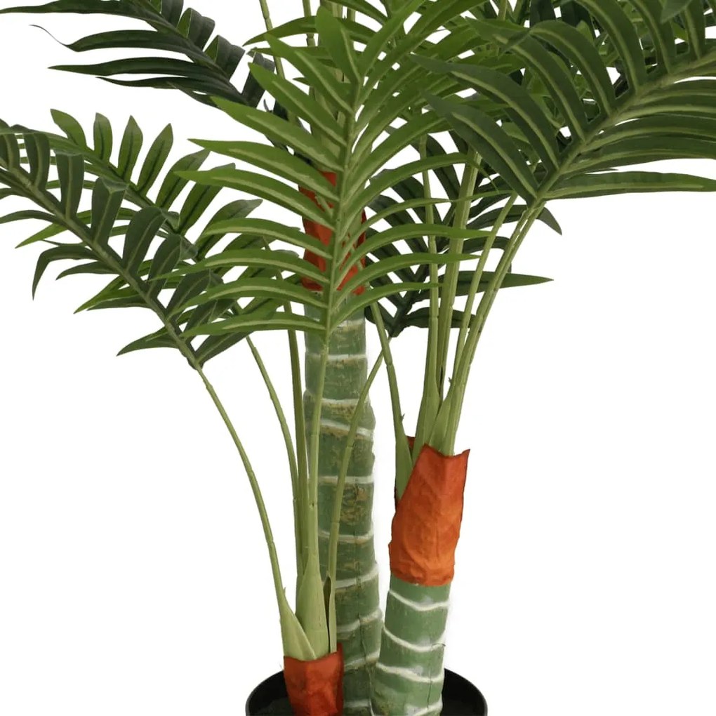 Palmeira artificial com 3 troncos 120 cm PP verde