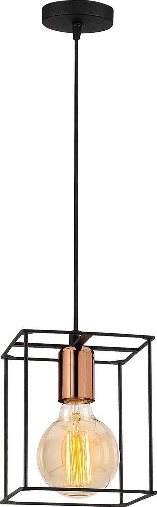 Candeeiro de Teto Selimiye – Preto – 15 cm x 109 cm