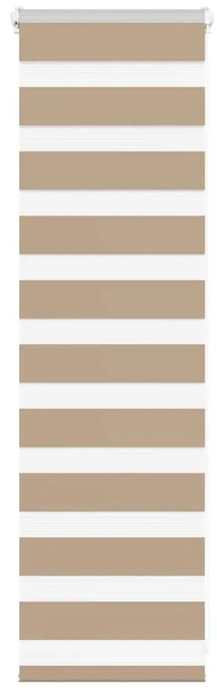 vidaXL Cortina de zebra 50x100 cm largura do tecido 45,9 cm poliéster