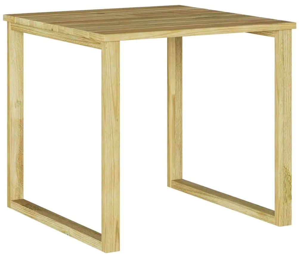 Mesa de Cama Sol 50.5x50.5x46 cm Madeira de Pinho Impregnada