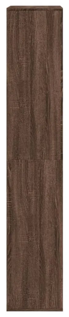 Estante 100x33x175 cm derivados de madeira carvalho castanho