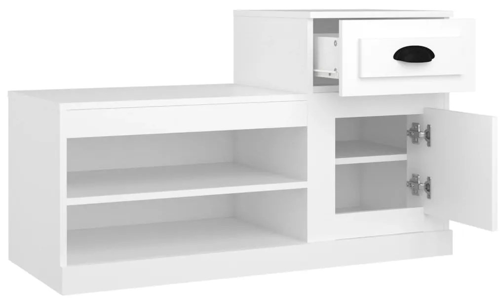 Sapateira 100x42x60 cm derivados de madeira branco