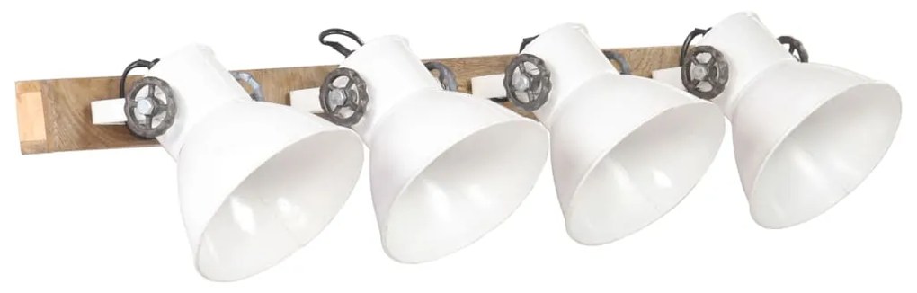 Candeeiro de parede industrial 90x25 cm E27 branco