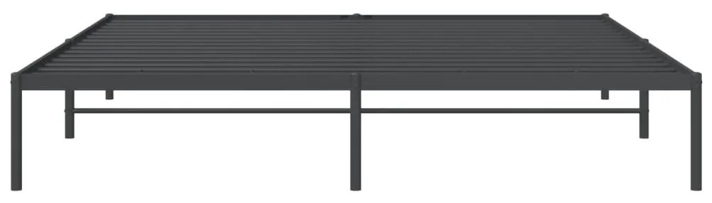 Estrutura de cama 180x200 cm metal preto