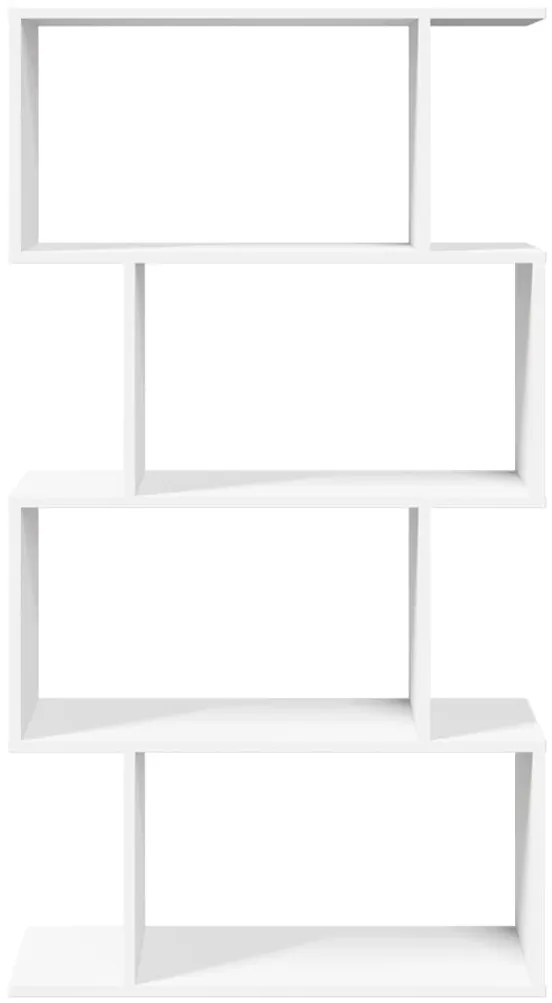 Estante divisória 4 níveis 70x24x129cm derivados madeira branco