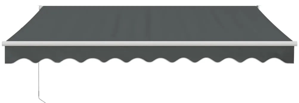 Toldo retrátil automático 3,5x2,5 m antracite