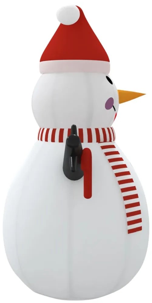 Boneco de neve insuflável com luzes LED 360 cm