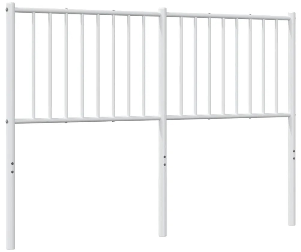 Cabeceira de cama 140 cm metal branco