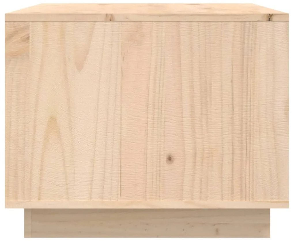 Mesa de centro 80x50x40 cm madeira de pinho maciça