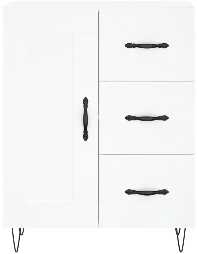 Armário alto 69,5x34x180 cm derivados de madeira branco