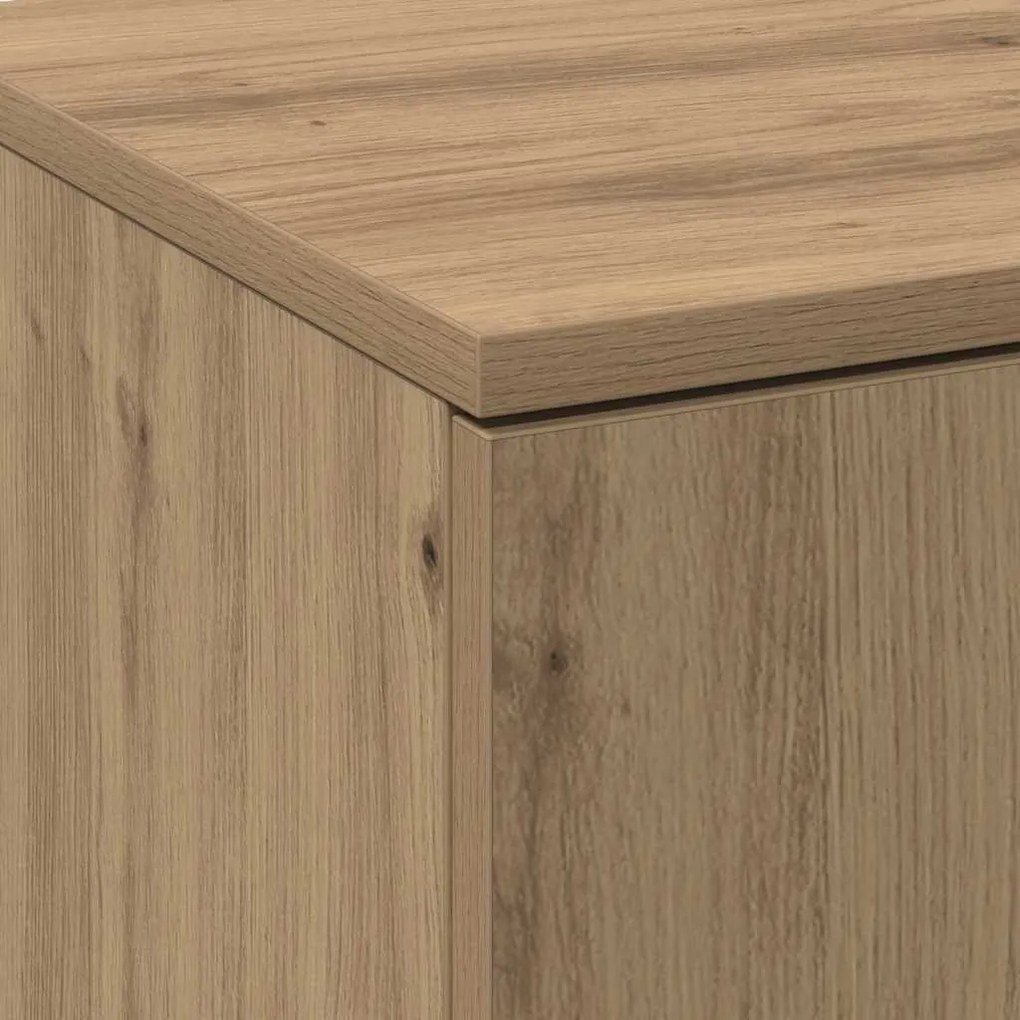 Highboard Carvalho Artesanal 70x35x180 cm Madeira Derivada