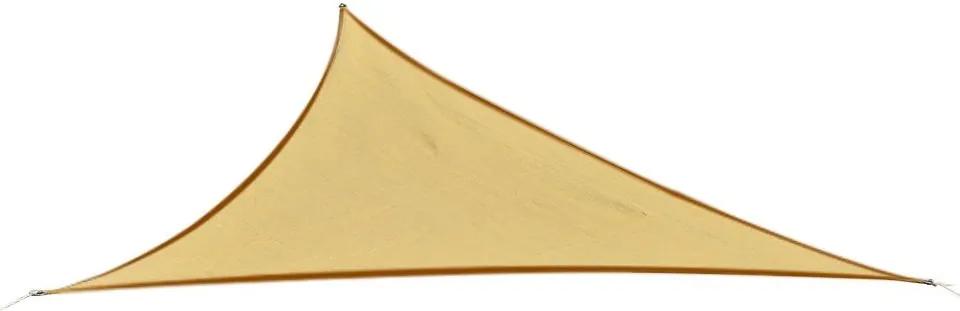 Outsunny Toldo de vela Triângulo de Areia Polietileno HDPE 185 g / m² Aço 5x5x5m