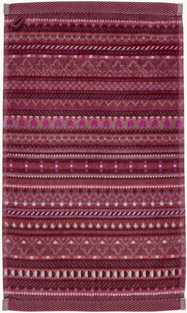 Toalha em veludo e algodão felpudo Geometric Print