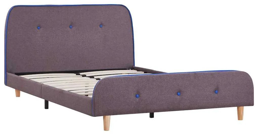 Estrutura de cama sem colchão 120x190 cm tecido