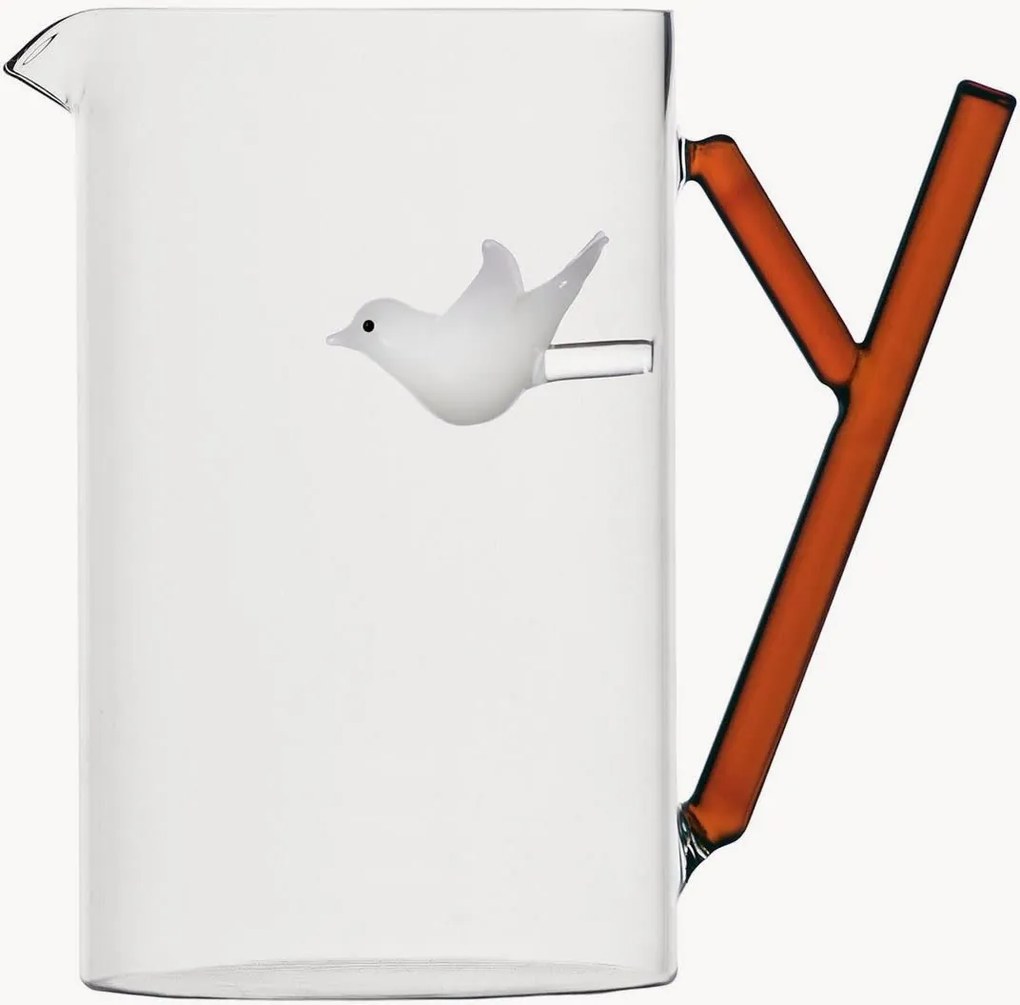 Jarro artesanal White Bird, 1,5 L