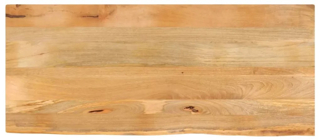 vidaXL Tampo de mesa c/ borda viva 140x60x2,5 cm mangueira maciça
