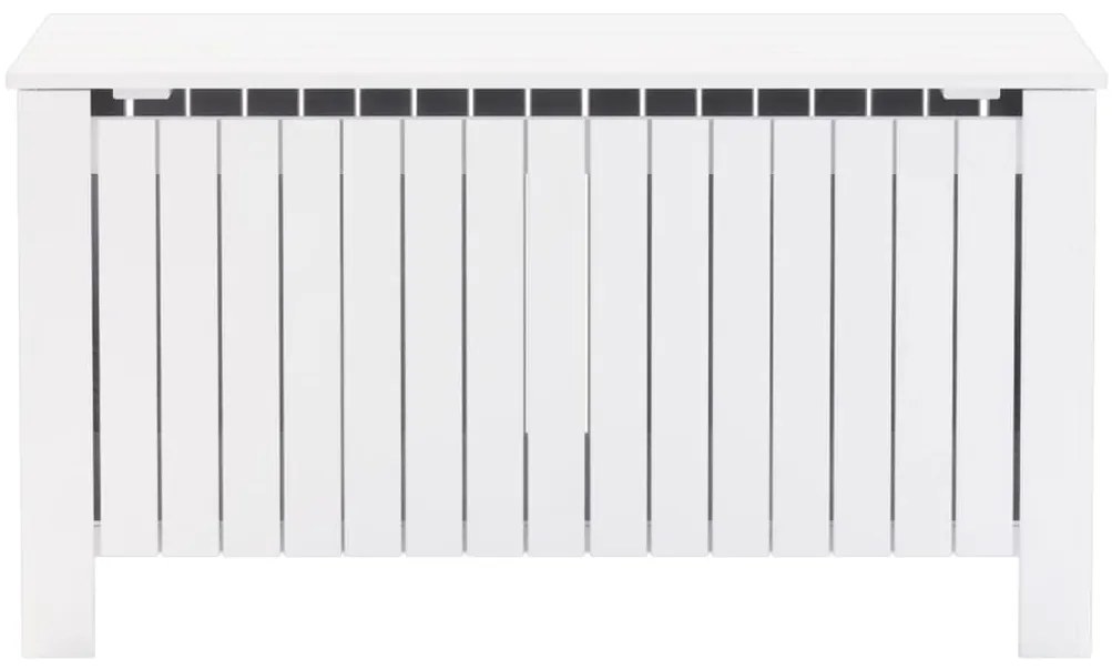 Caixa arrumação c/ tampa RANA 100x49x54 cm pinho maciço branco