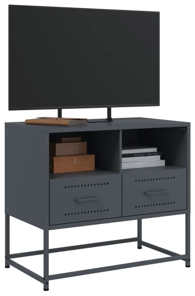 Móvel de TV 68x39x60,5 cm aço antracite