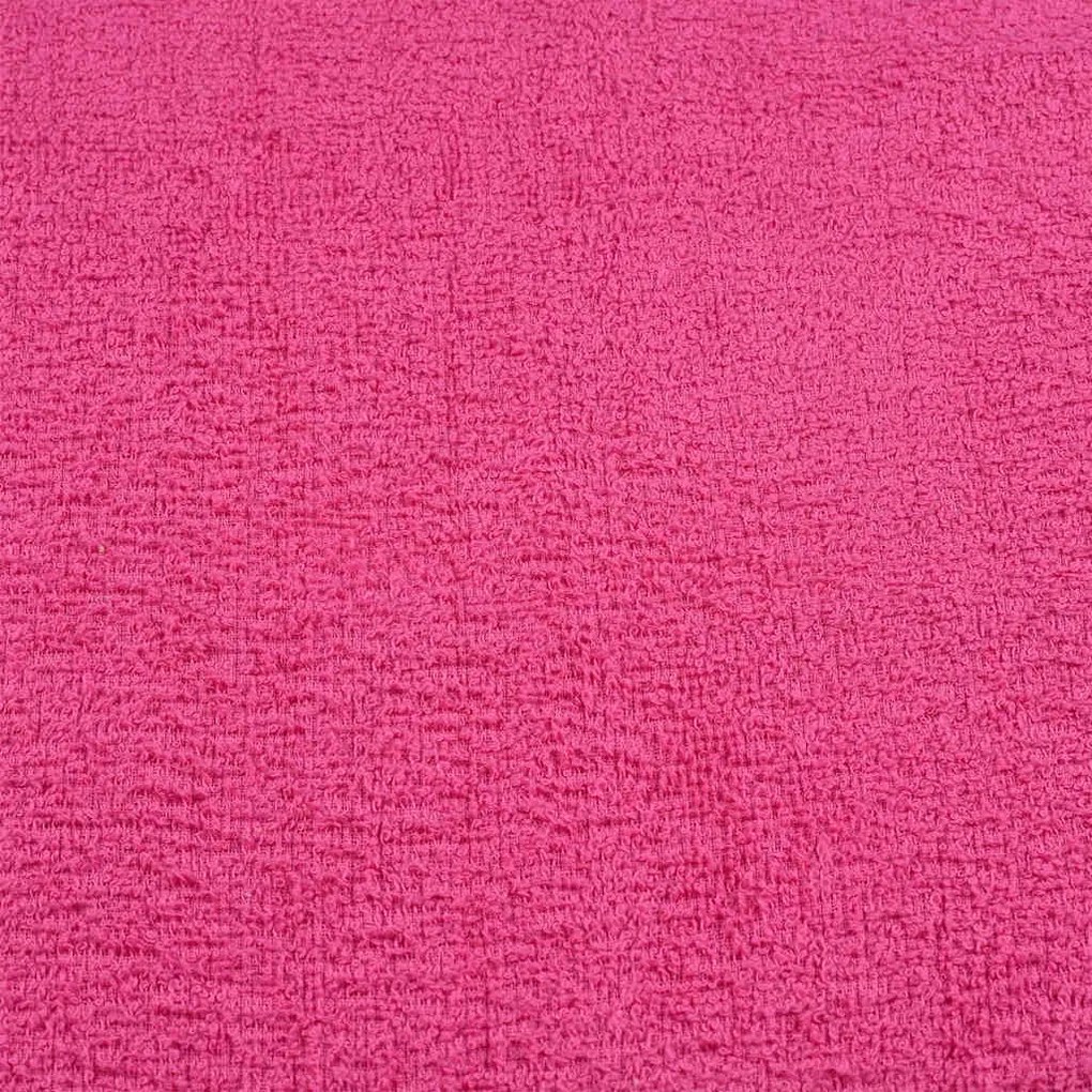 Toalhas de banho 2pcs 70x140 cm 360 gsm 100% algodão rosa