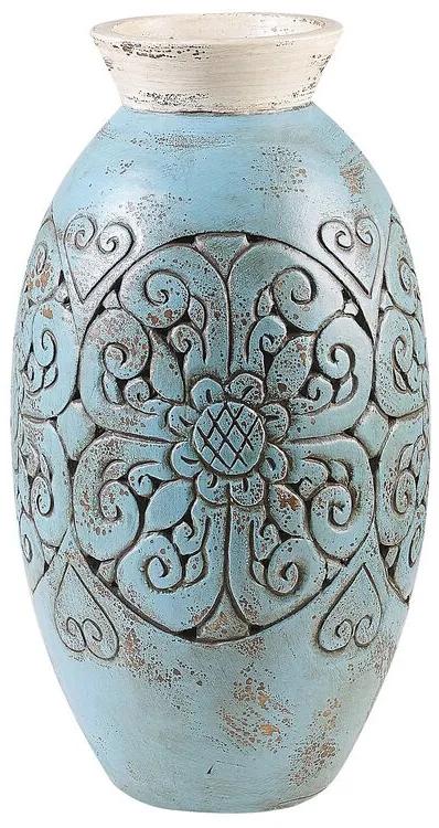 Vaso decorativo azul ELEUSIS Beliani