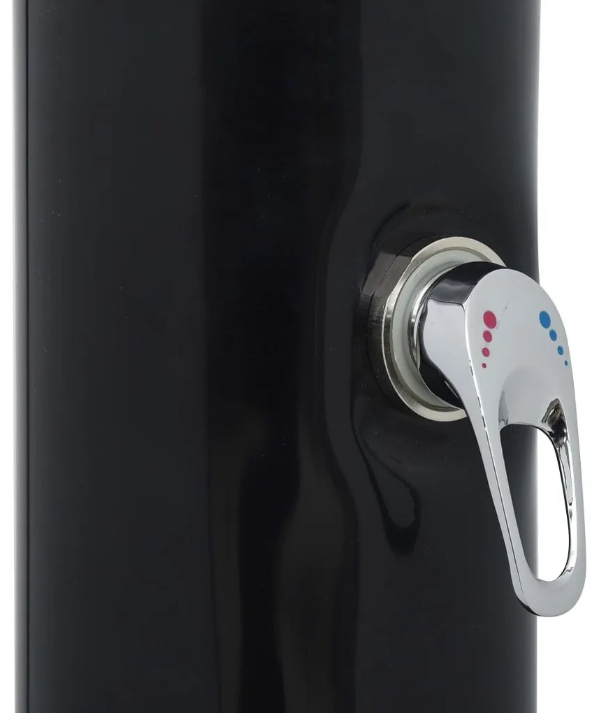 Chuveiro solar 214 cm 20 L preto