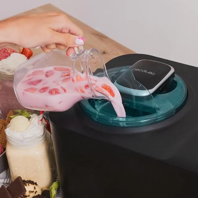 Máquina de fazer gelado Gelacy 1200 Touch com compressor de 1,2 litros de capacidade e controle touch