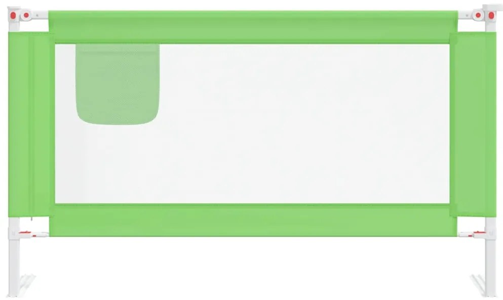 Barra de segurança p/ cama infantil tecido 140x25 cm verde