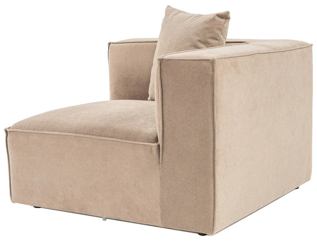 Sofá de 1 Lugar Sora – Cappuccino – 95x65x95 cm