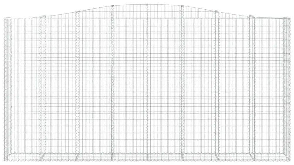 Cestos gabião arqueados 5pcs 400x50x200/220cm ferro galvanizado