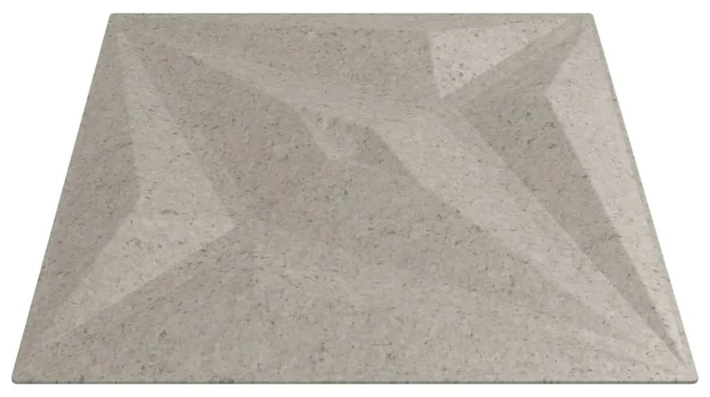 Painéis de parede 24 pcs 50x50 cm 6m² XPS estrela betão