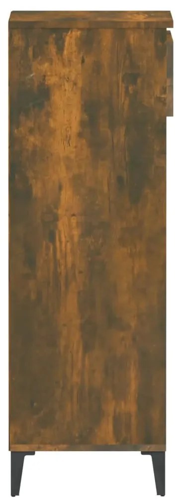 Sapateira 40x36x105 cm derivados de madeira carvalho fumado