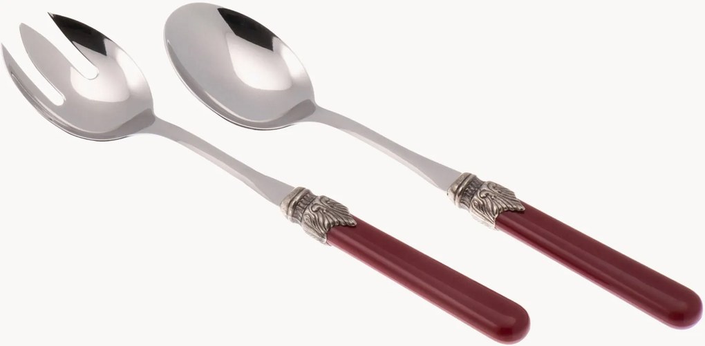 Talheres de salada em aço inoxidável Classic, conjunto de 2