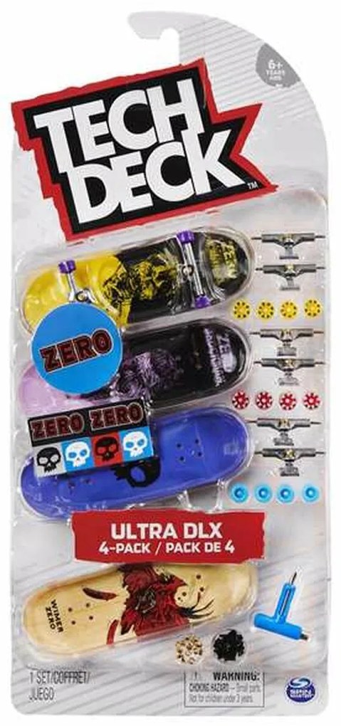 Playset Tech Deck Skate 4 Peças