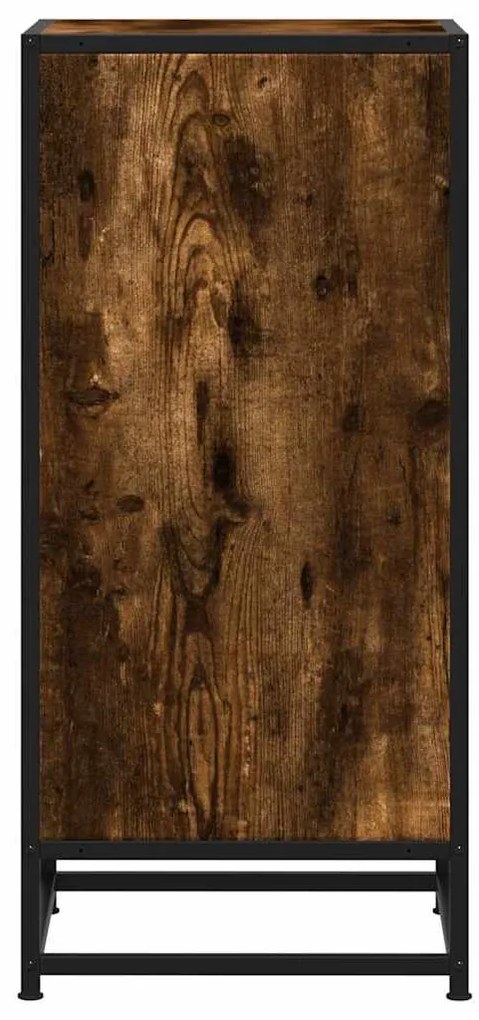 Aparador 35,5x35x76 cm deriv. de madeira/metal carvalho fumado