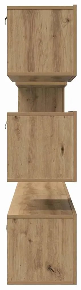 Conjunto de móvel de TV com prateleira Outros 6 pcs carvalho artisiano