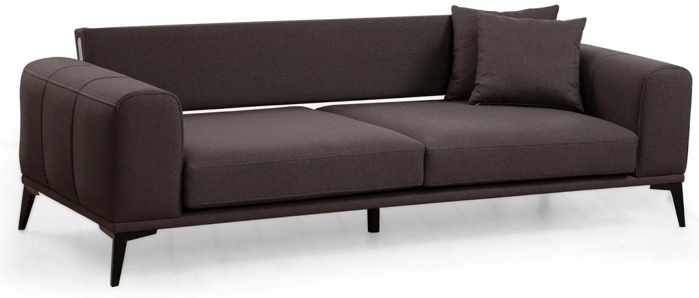 Sofá de 3 Lugares Kenzo – Cinza – 235x90x80 cm