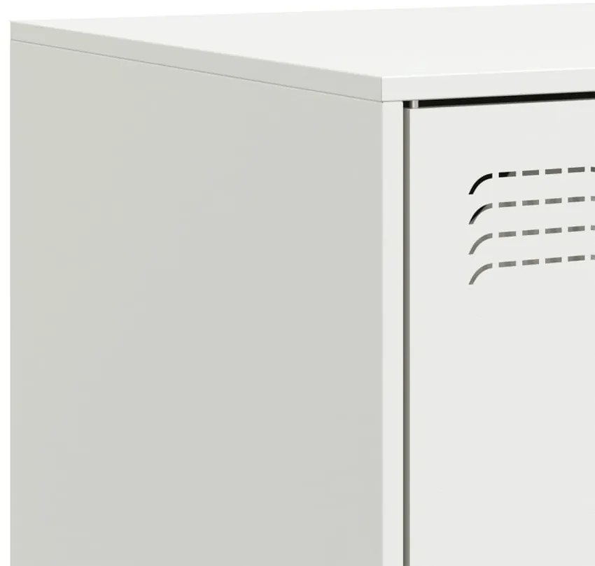 Móvel de TV 99x39x44 cm aço branco