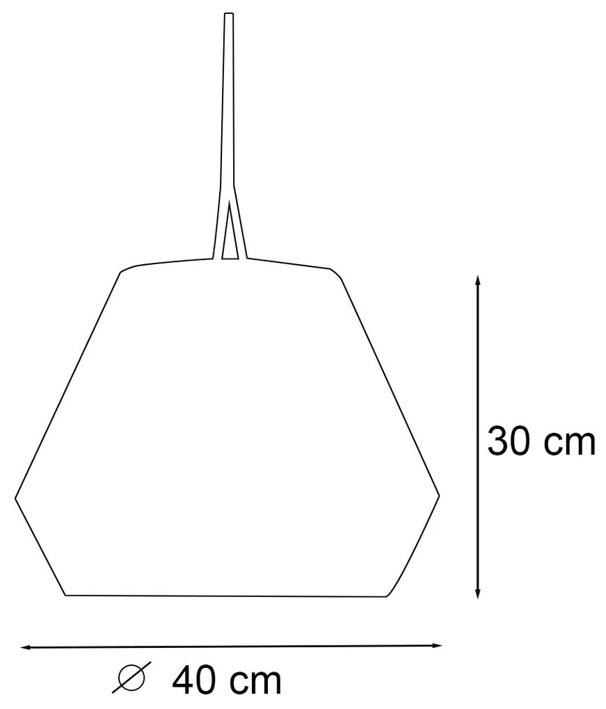 Candeeiro Pendente Oriental Corda com LED Recarregável e Dimmer - Contra Oriental