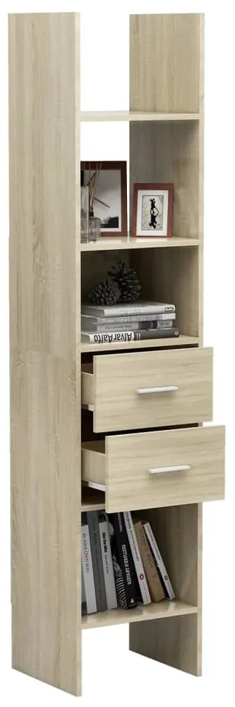 Estante 40x35x180 cm contraplacado cor carvalho sonoma
