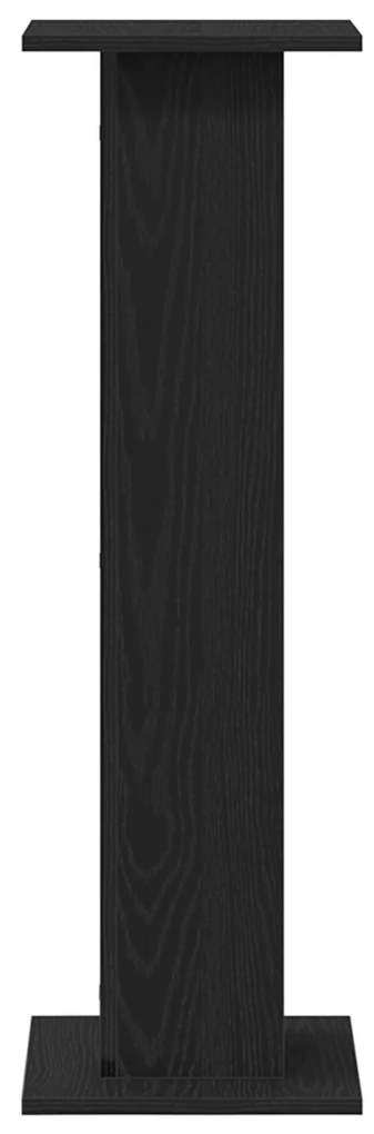 Suporte para Plantas vidaXL 2 pcs Carvalho Preto 30x30x95 cm Madeira C