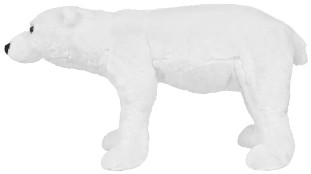 Brinquedo de montar urso polar peluche branco XXL
