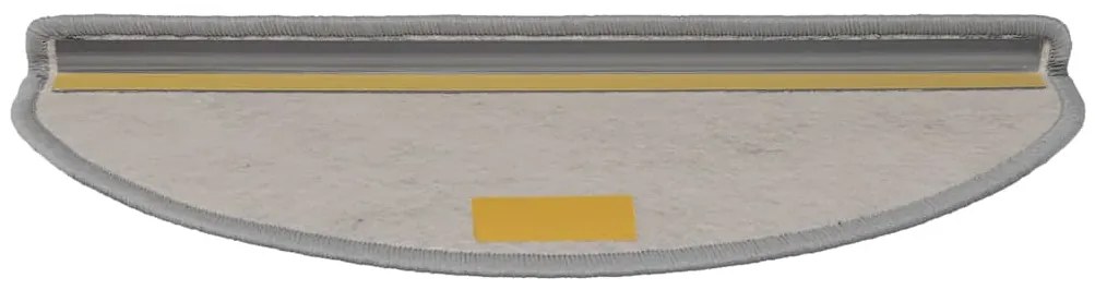Tapetes escada adesivos aspeto sisal 30pcs 65x21x4 cm prateado