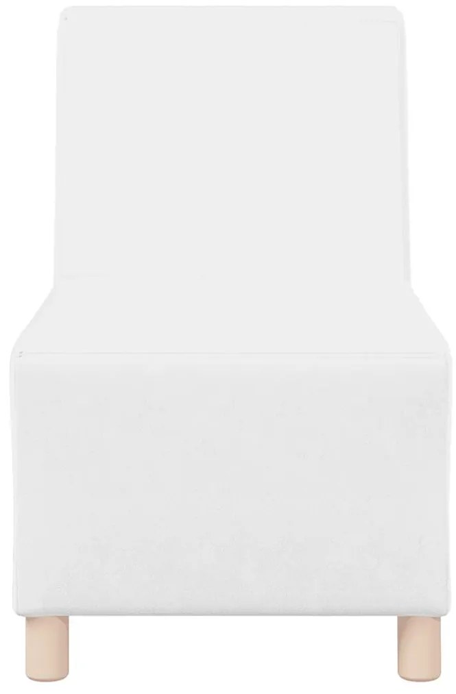 Poltrona 55 cm couro artificial branco
