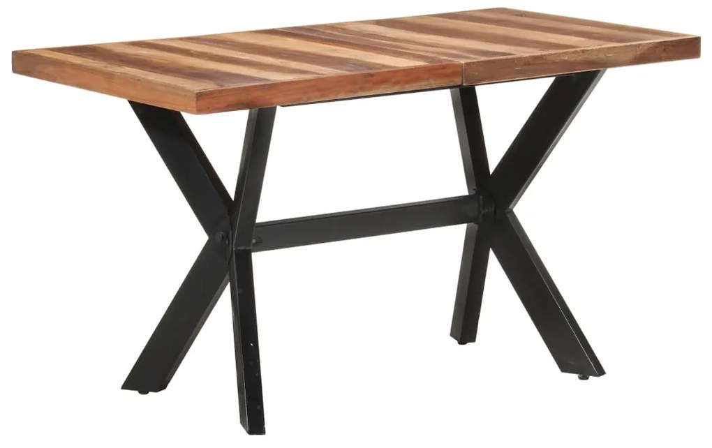 Mesa jantar 140x70x75 cm madeira maciça c/ acabamento a mel