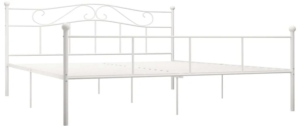 Estrutura de cama 180x200 cm metal branco