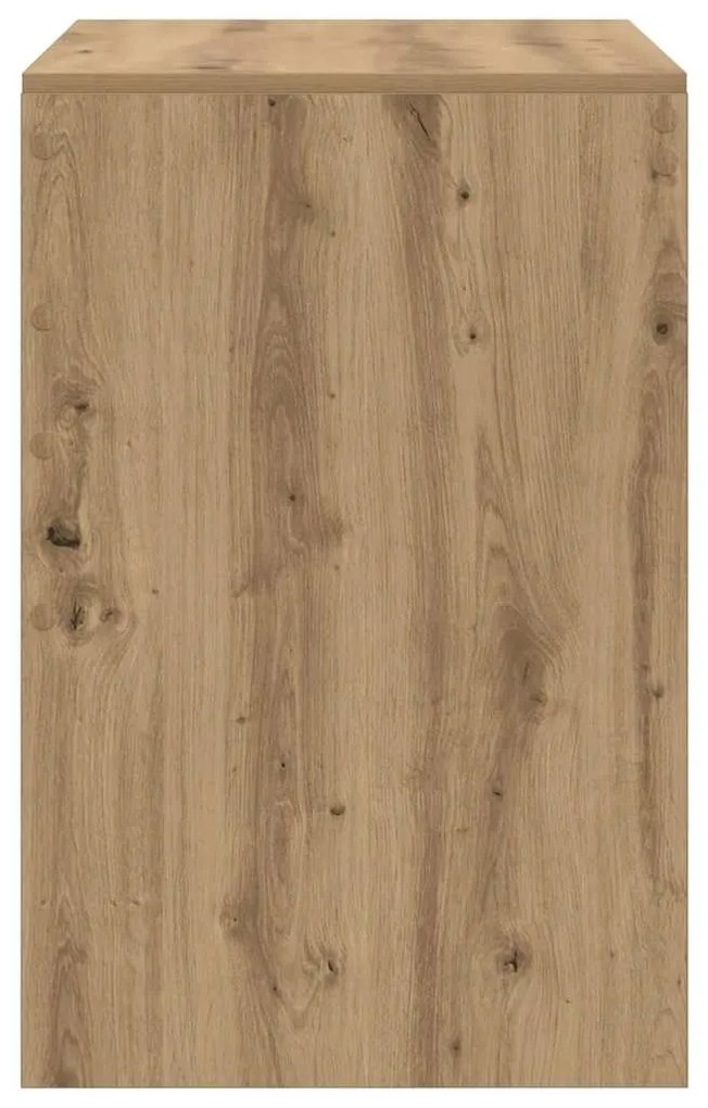 Secretária Carvalho Artesanal MDF 100 x 50 x 76 cm Simples