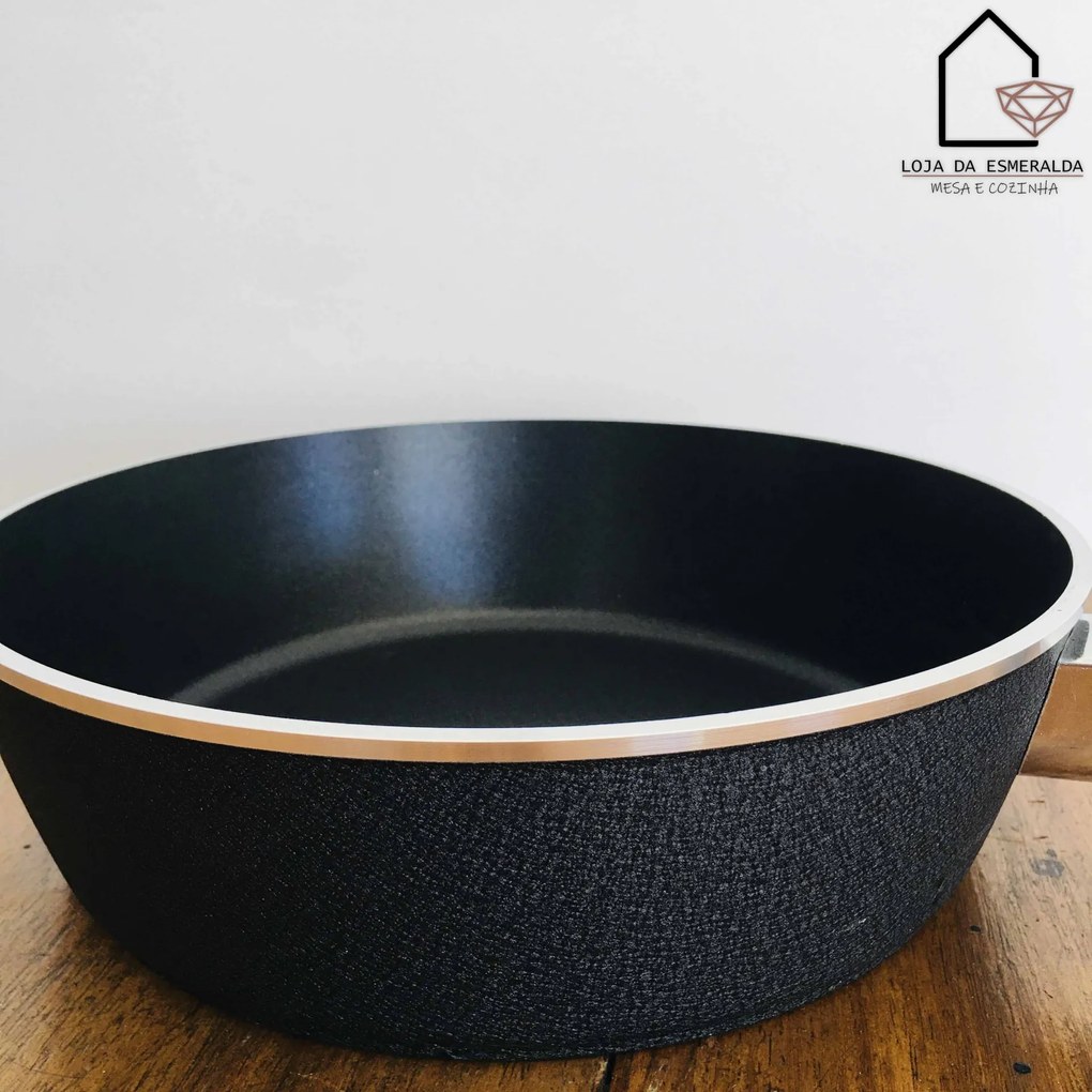 Frigideira Funda Antiaderente | Alumínio Forjado - Ø 24cm