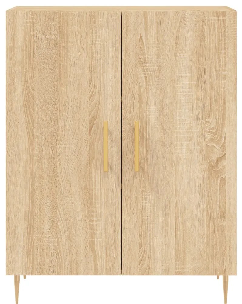 Armário alto 69,5x34x180 cm derivados de madeira cor sonoma