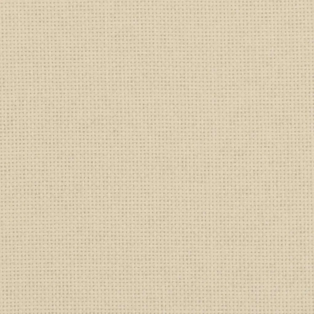 Cama para cães 70x45x30 cm tecido cor creme